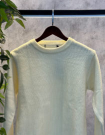 Cream Netted Tee - Image 2