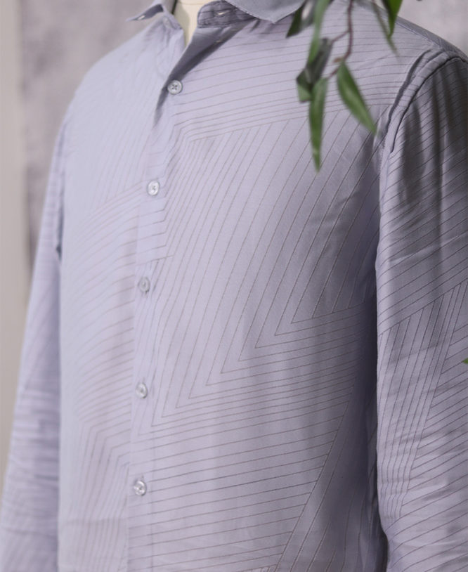 Grey Designer Shirt - Image 2
