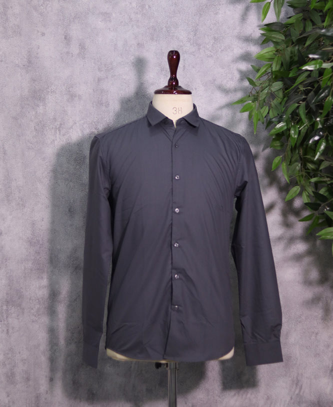 Dark Grey Plain Shirt