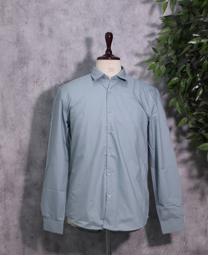 Blue Plain Shirt