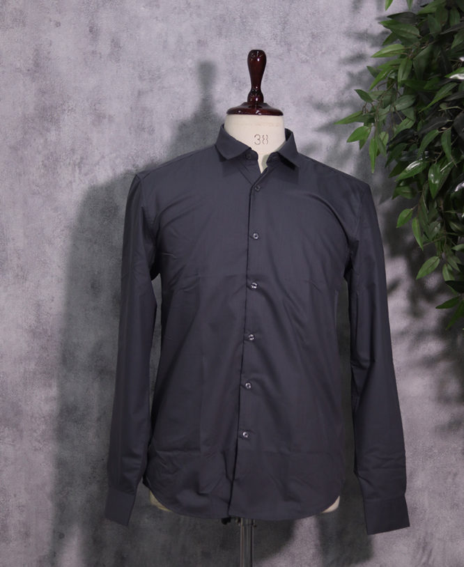 Navy Blue Plain Shirt