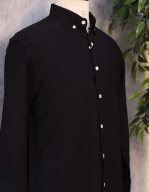 Black Linen Shirt - Image 2