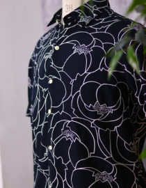 Green Printed Shirt Half - Image 2