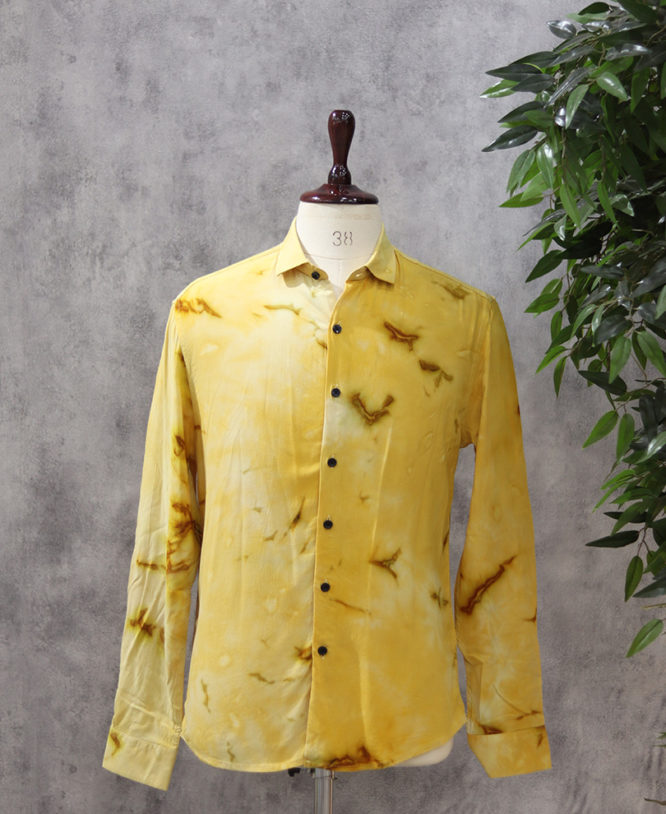 Mustard  Tie & Dye Shirt