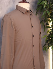 Brown Plain Shirt - Image 2