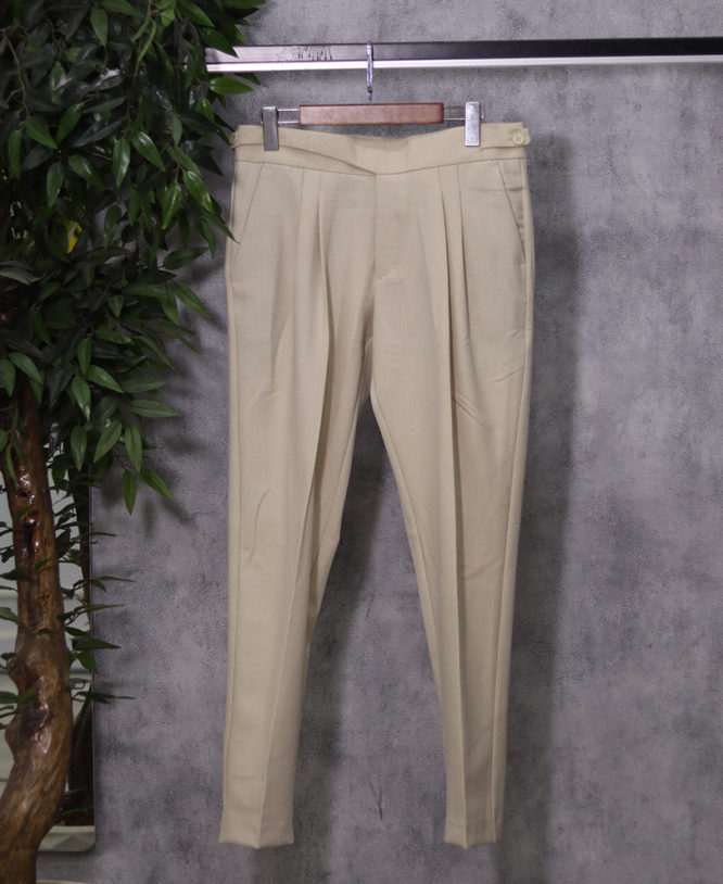 Beige Gurkha Pant