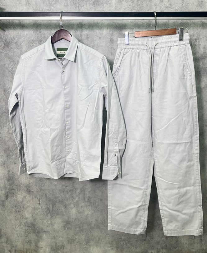 Grey Linen Co-ords