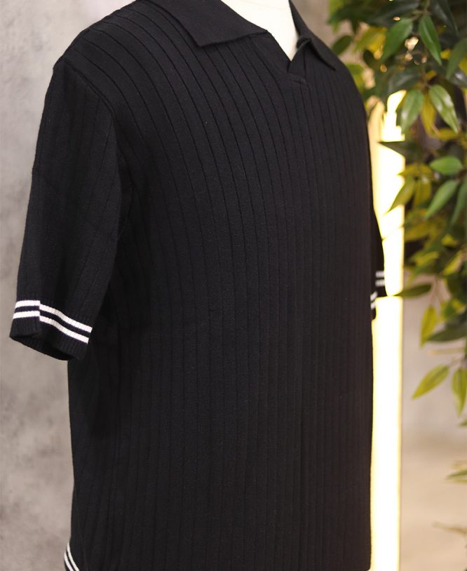 Black Imported Tee Half - Image 2