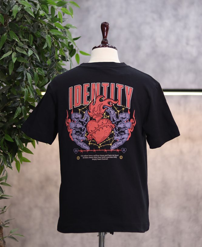 Black Drop Shoulder
