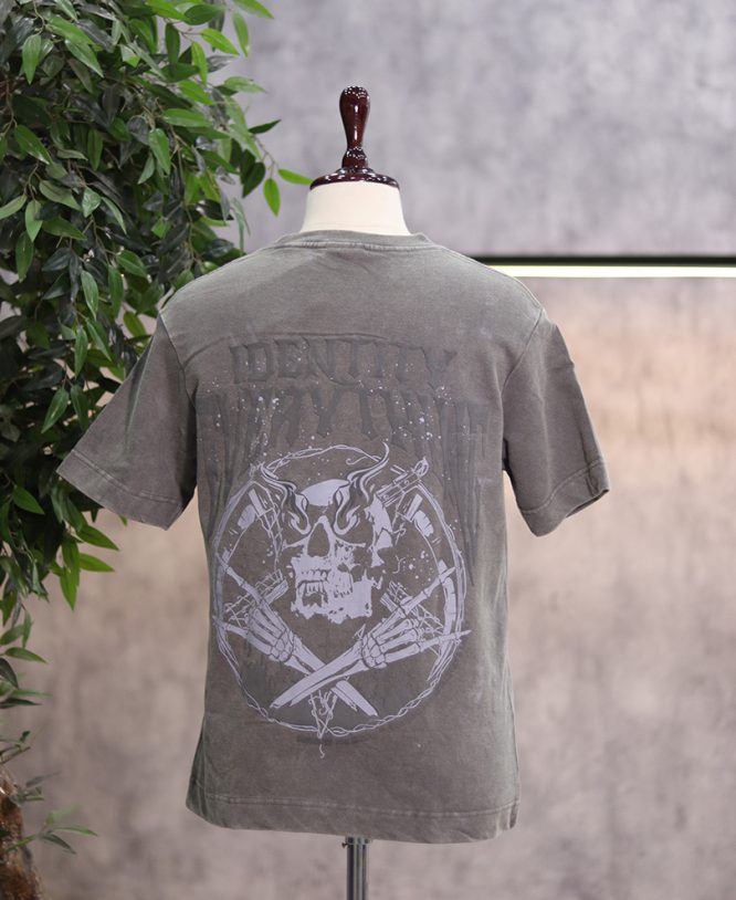 Light Grey Drop Shoulder Tee