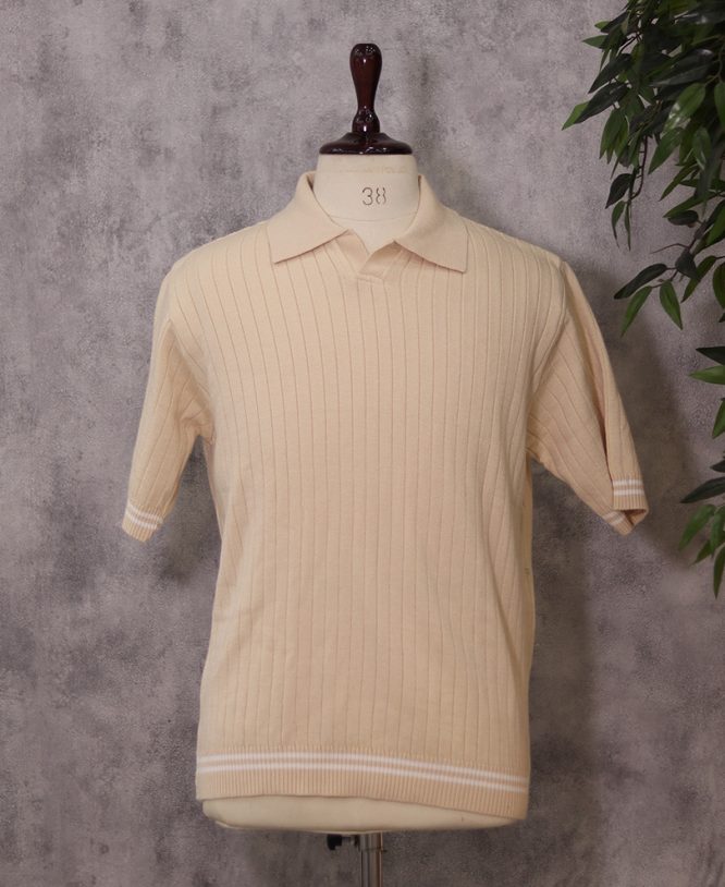 Cream Imported Tee Half