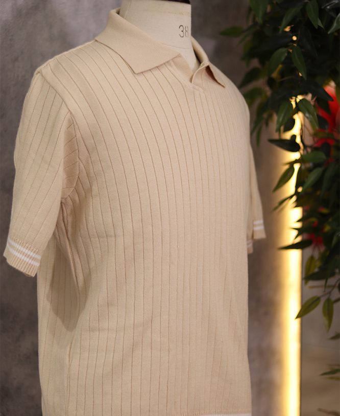 Cream Imported Tee Half - Image 2