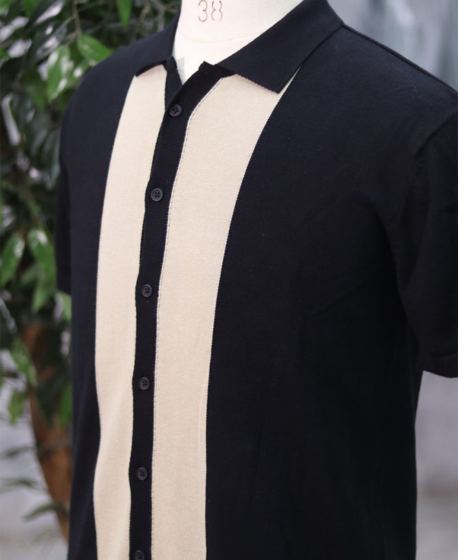 Black Designer Shirt Half - Image 2