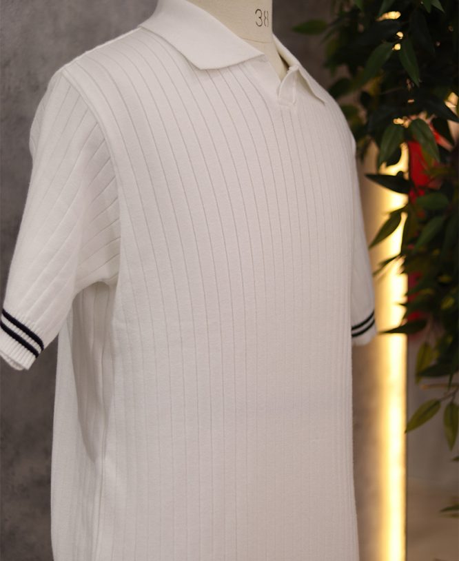 White Imported Tee Half - Image 2