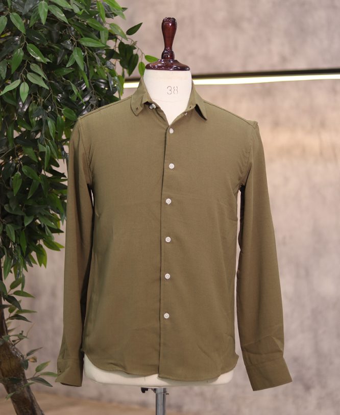 Green Linen Shirt