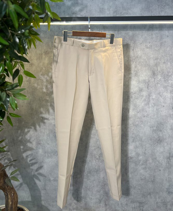 Cream Formal Pant
