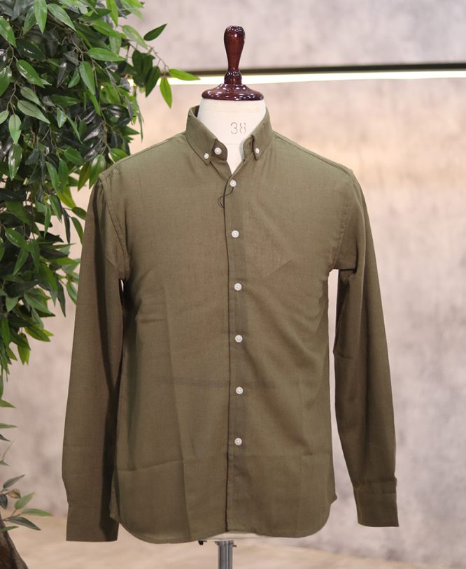 Green Linen Shirt