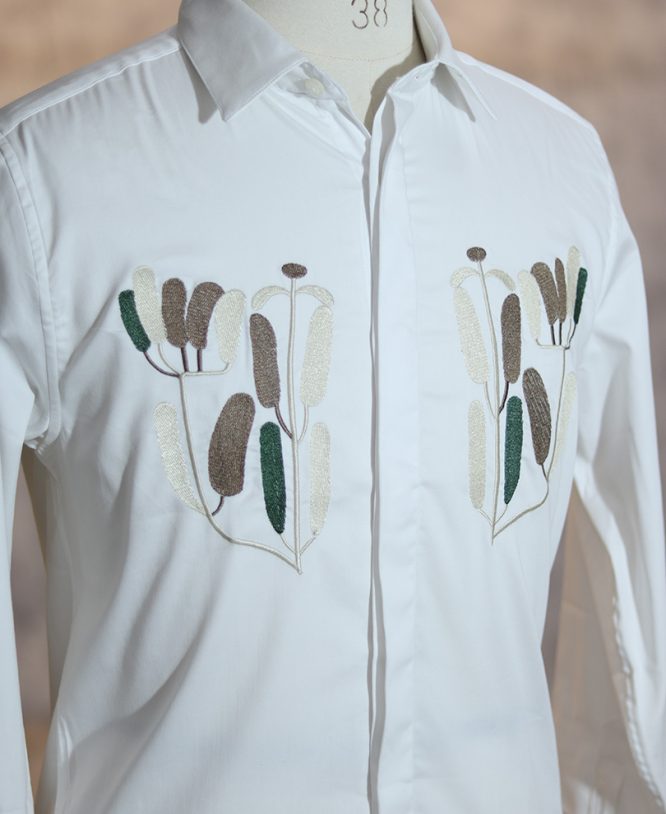 White Designer Shirt 4 - Image 2