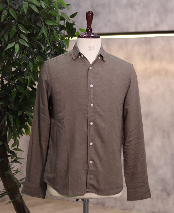 Brown Linen Shirt