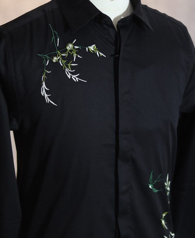 Black Designer Shirt 2 - Image 2