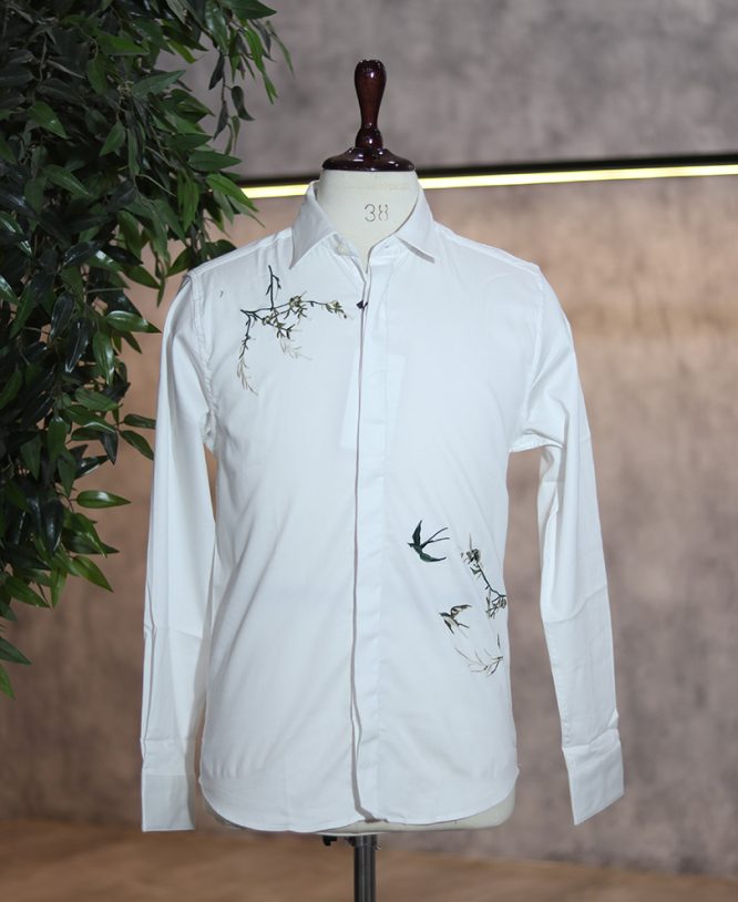 White Designer Shirt 2