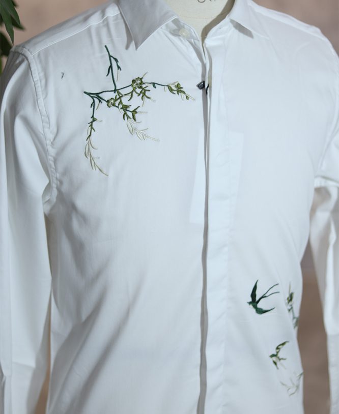 White Designer Shirt 2 - Image 2
