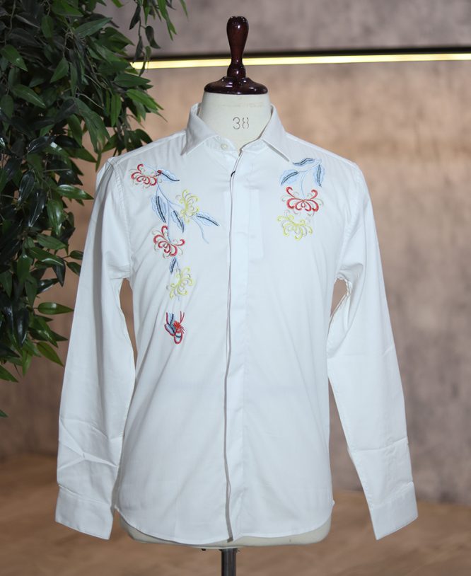 White Designer Shirt 1