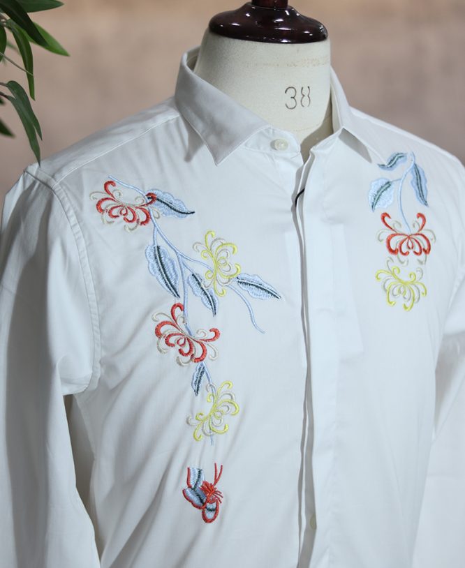 White Designer Shirt 1 - Image 2