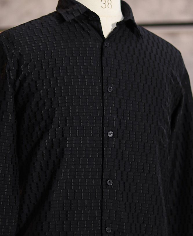 Black Designer Shirt - Image 2
