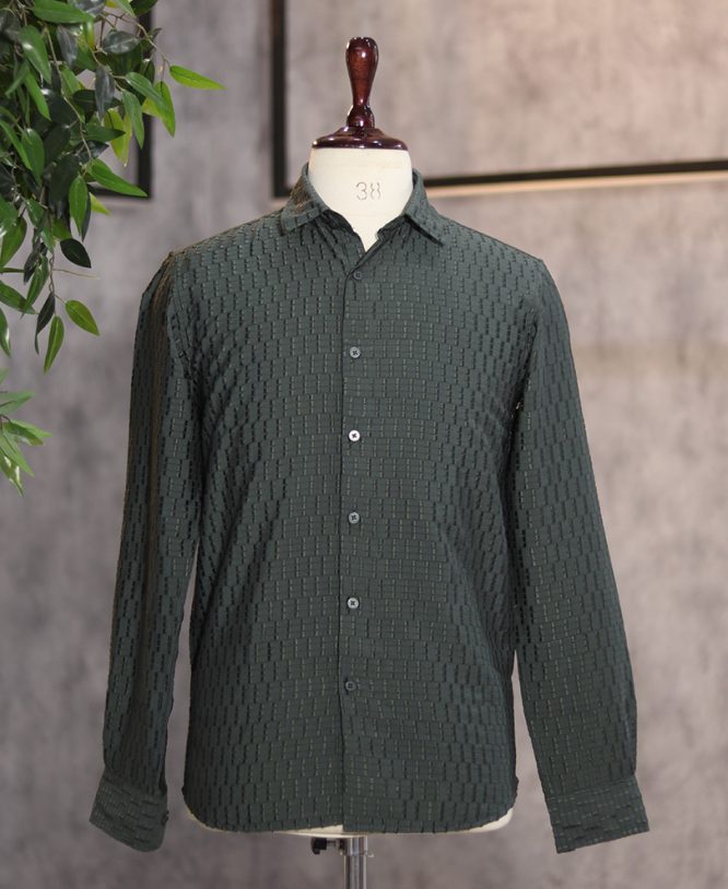 Green Designer Shirt