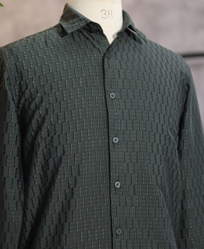 Green Designer Shirt - Image 2