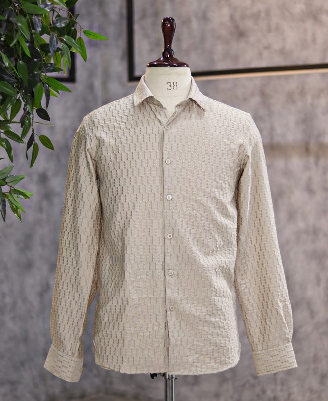 Cream Designer Shirt