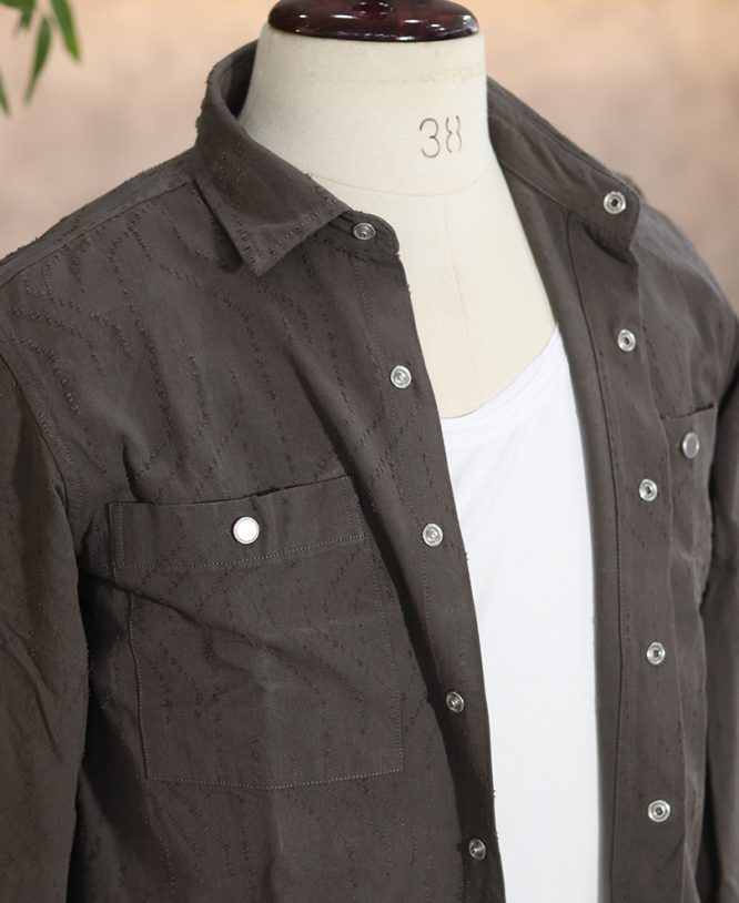 Dark Grey Shacket - Image 2
