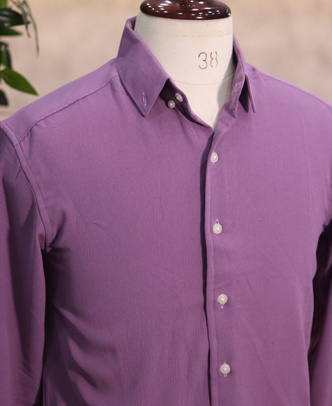 Lavender Linen Shirt - Image 2