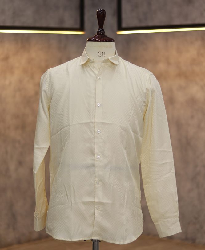 Cream Designer Shirt