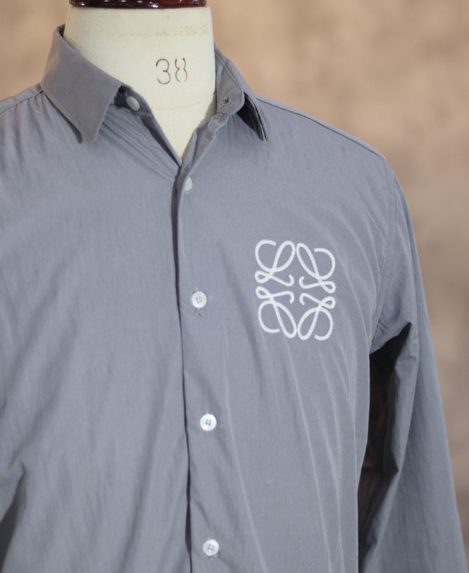 Light Grey Designer shirt - Image 2