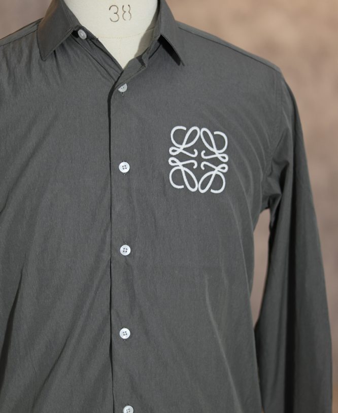 Dark Grey Designer shirt - Image 2
