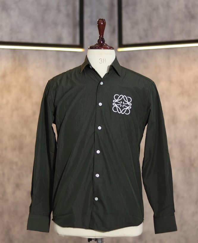 Olive Green Designer shirt