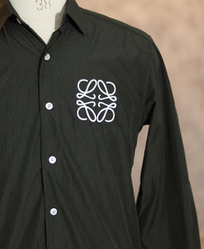 Olive Green Designer shirt - Image 2