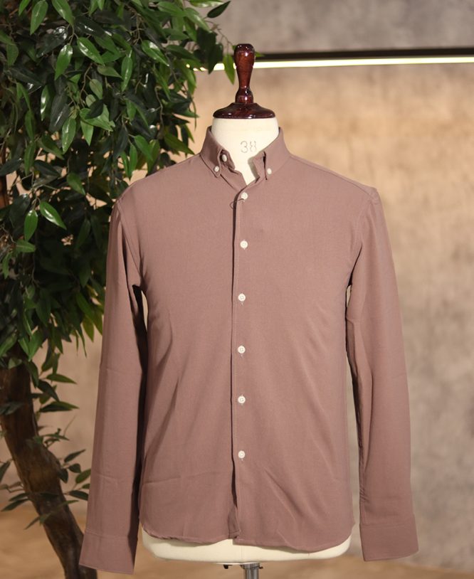 Peach Linen Shirt