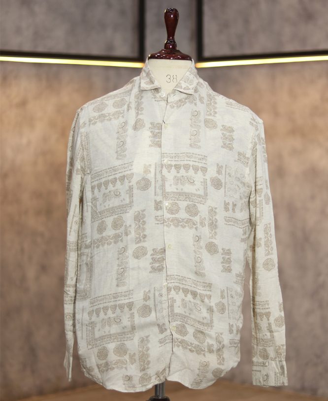 Yellow Printed Shirt