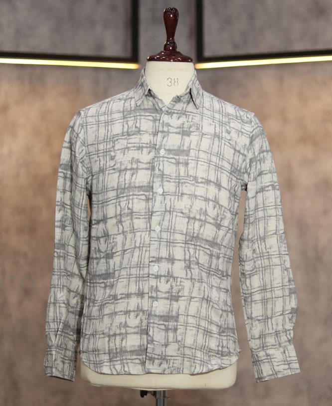 Light Grey Printed Shirt