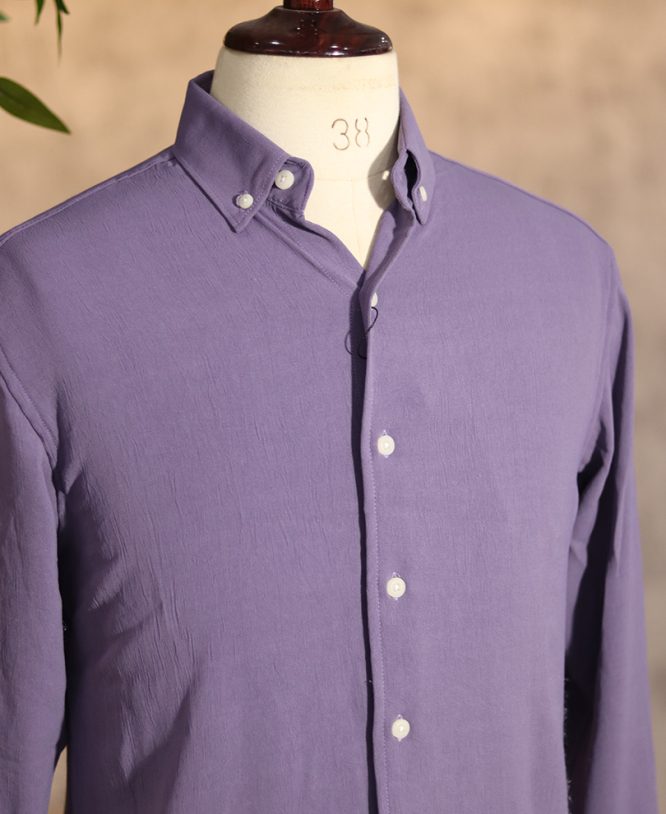Lavender Linen Shirt - Image 2