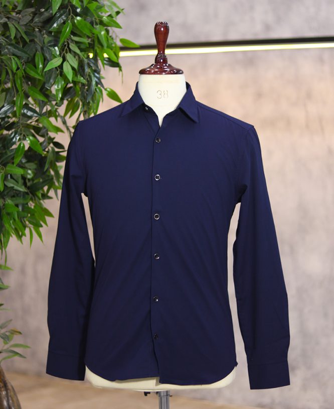 Navy Blue Plain Shirt