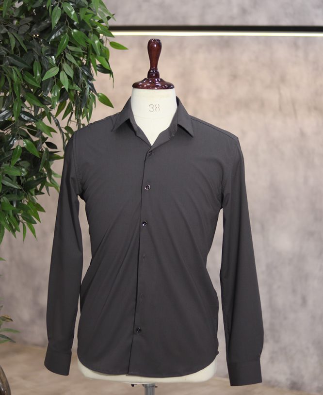 Grey Plain Shirt