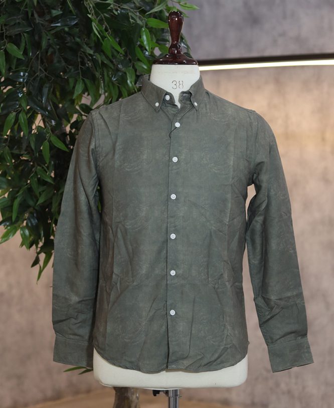 Green Printed Shirt