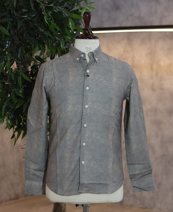 Grey Printed Shirt