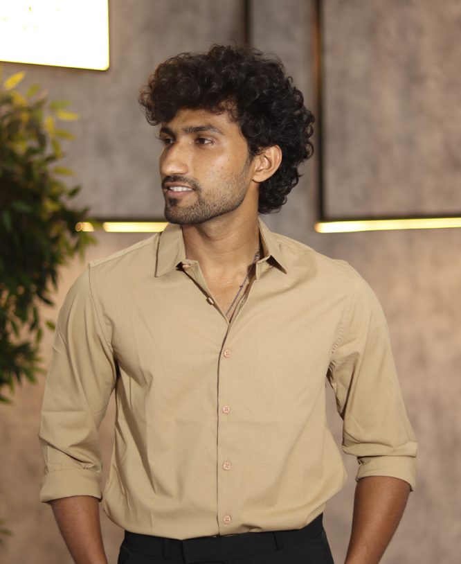 Brown Plain Shirt