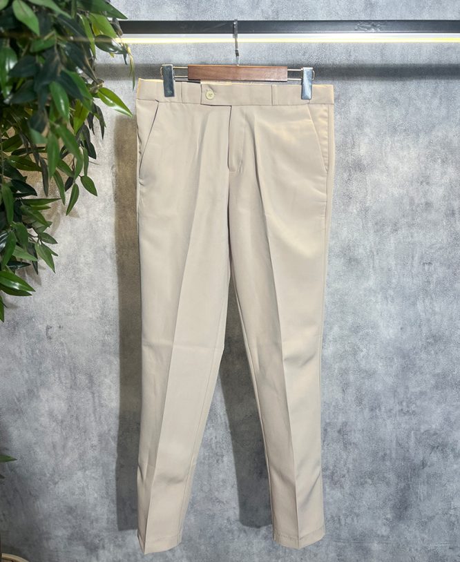 Cream Formal Pant