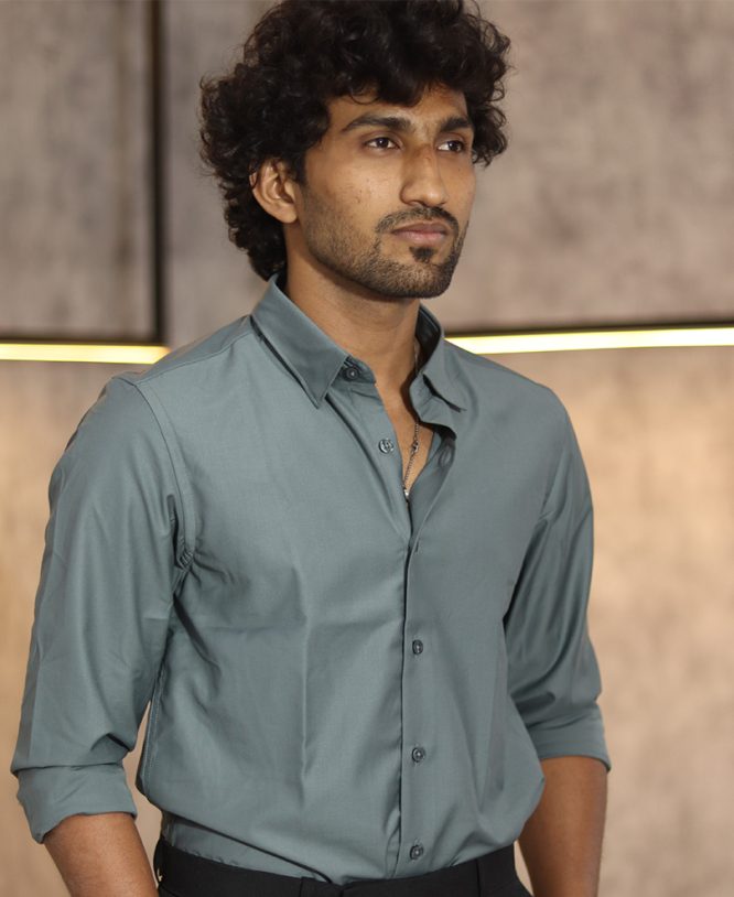 Green Plain Shirt